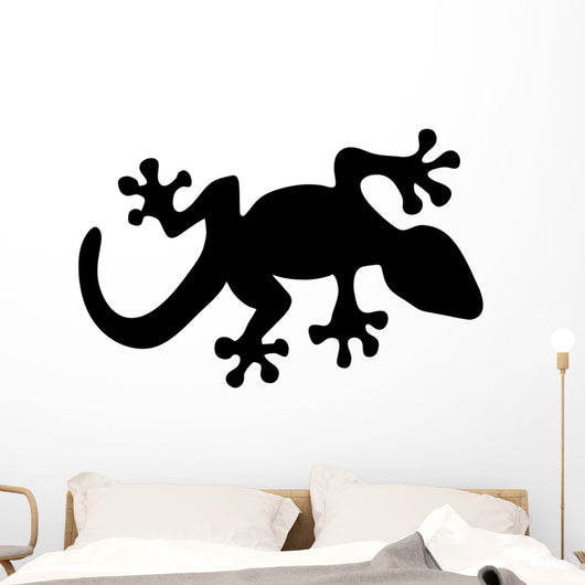 Gecko Silhouette Wall Decal