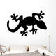 Gecko Silhouette Wall Decal