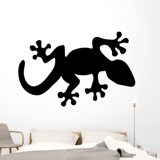 Gecko Silhouette Wall Decal