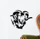 Head Ram Wall Decal