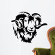 head of ram Wall Decal