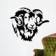 head of ram Wall Decal