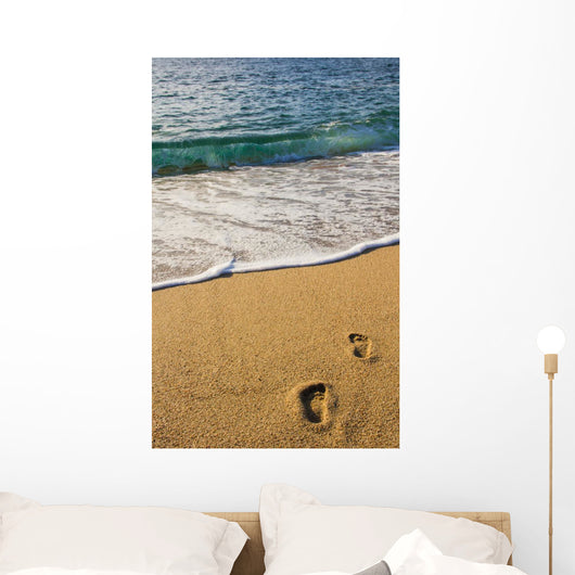 Barefoot Sand Rolls and Wall Mural