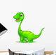 cute Cartoon dinosaur vector Wall Decal