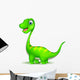 cute Cartoon dinosaur vector Wall Decal