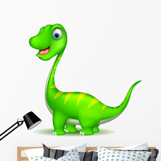 cute Cartoon dinosaur vector Wall Decal