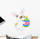 Cute Puppy Bunny Suit Wall Decal