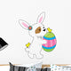 Cute Puppy Bunny Suit Wall Decal