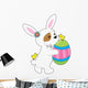 Cute Puppy Bunny Suit Wall Decal