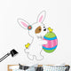 Cute Puppy Bunny Suit Wall Decal