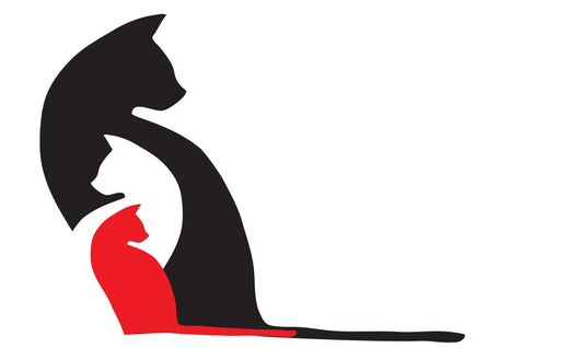 Three Cats Wall Decal