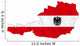 austria map Wall Decal