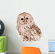 Ural Owl (Strix uralensis), isolated on white Wall Decal