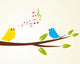 singing bird Wall Mural