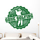 Gone Golfing Stamp