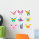 Beautiful Pastel Butterflies Wall Decal