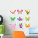 Beautiful Pastel Butterflies Wall Decal