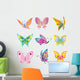 Beautiful Pastel Butterflies Wall Decal