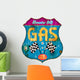 Vintage Gas Station Signvector