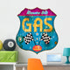 Vintage Gas Station Signvector