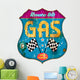 Vintage Gas Station Signvector