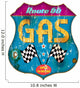 Vintage Gas Station Signvector