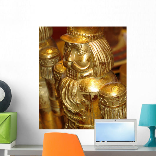 Golden Toy Soldier Wall Mural