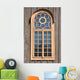 Arched Window Wooden Wall