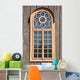Arched Window Wooden Wall