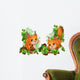 squirrel and nutlets Wall Decal