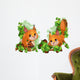 squirrel and nutlets Wall Decal