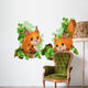 squirrel and nutlets Wall Decal