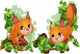 squirrel and nutlets Wall Decal