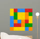 Building Blocks Pattern Wall Mural