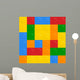 Building Blocks Pattern Wall Mural