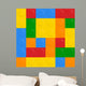 Building Blocks Pattern Wall Mural