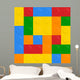 Building Blocks Pattern Wall Mural