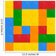 Building Blocks Pattern Wall Mural