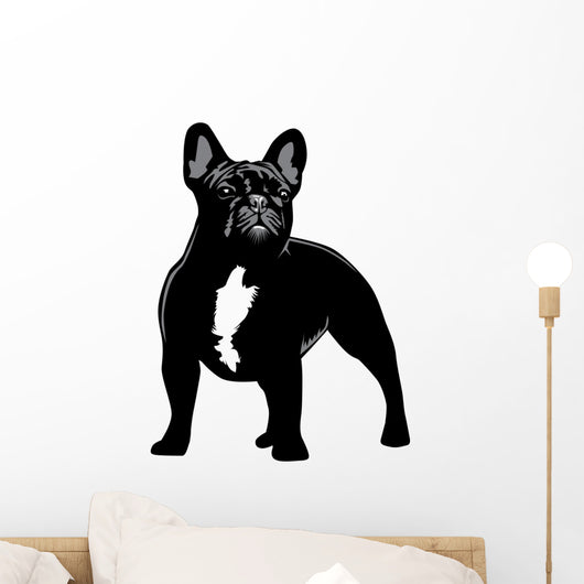 French Bulldog alert Wall Decal
