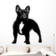 French Bulldog alert Wall Decal