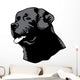 Labrador Head Wall Decal