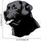 Labrador Head Wall Decal