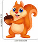 Squirrel With Nut Wall Decal