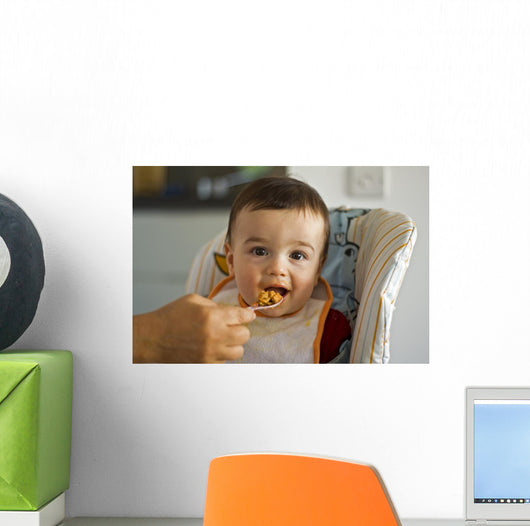 Baby Feeding Wall Mural