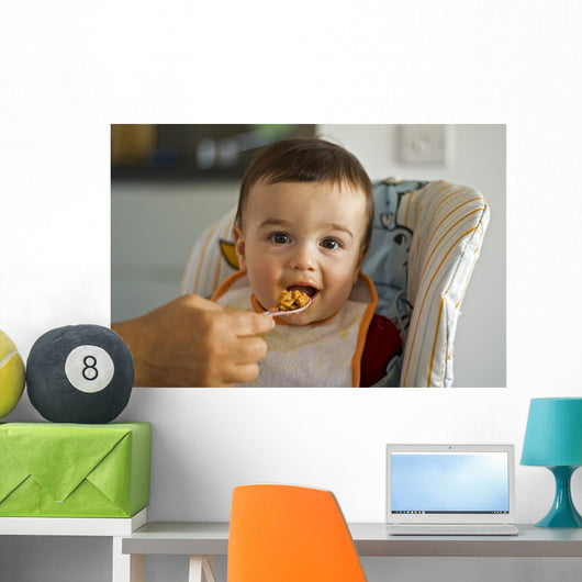 Baby Feeding Wall Mural