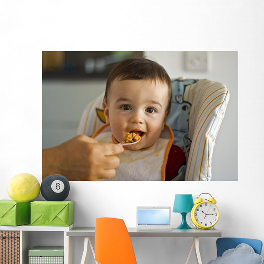 Baby Feeding Wall Mural