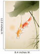 Koi Fishes Swimming Lotus