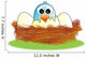 Hatched Egg in the Nest Wall Decal