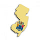 Map New Jersey Wall Mural