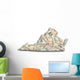 Map Virginia Wall Mural